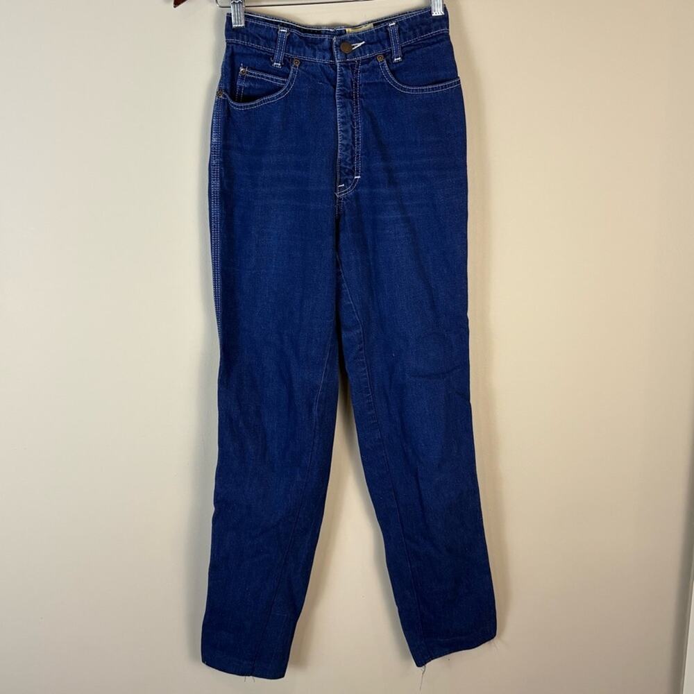 Vintage 70s Calvin Klein Jeans High Waist Straight Leg Streetwear Women's Size 5